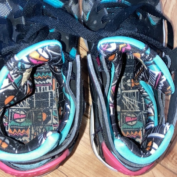 Nike air flight hurricane south beach Miami athletic shoes size 6Y vice spurs - Picture 8 of 10